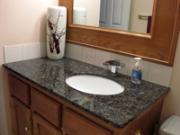 beautiful granite bath vanity-top